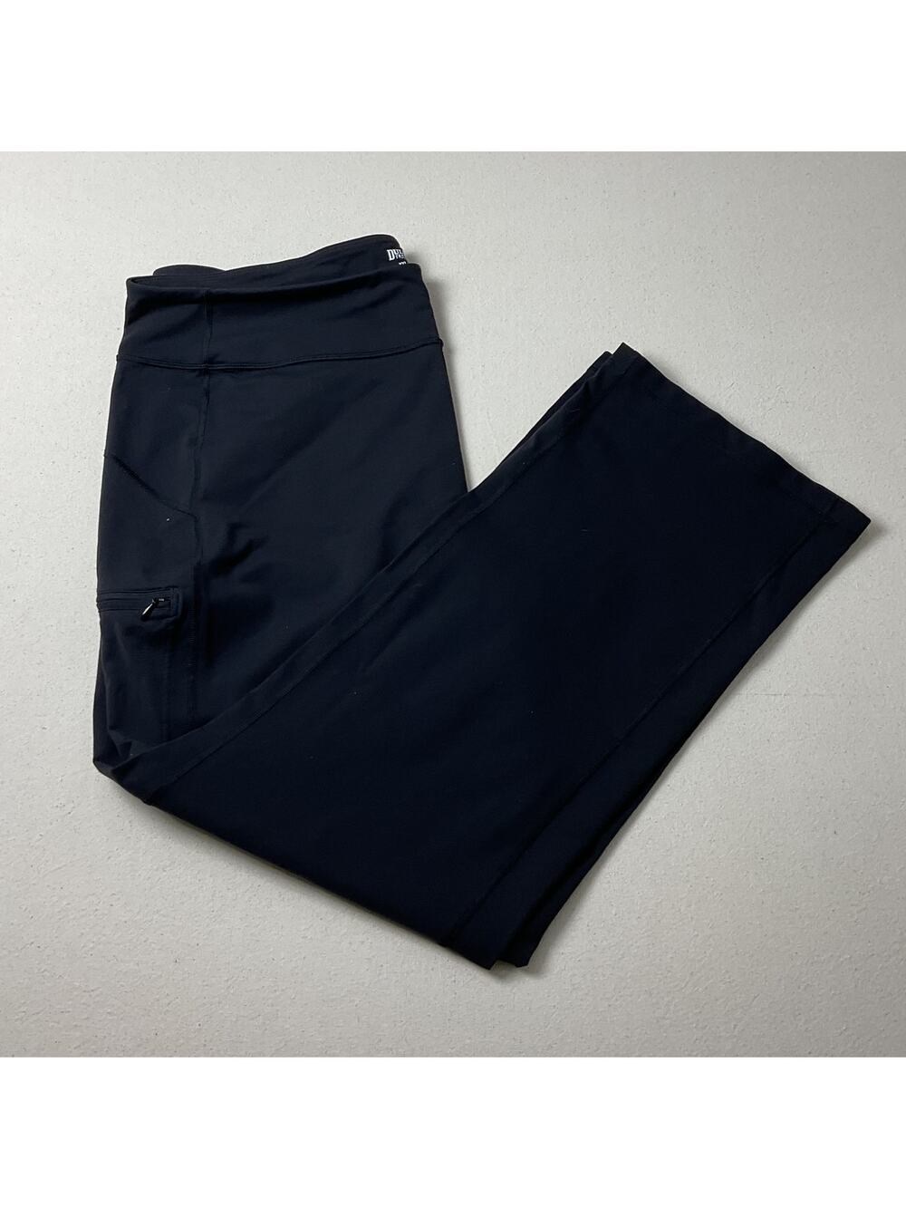 Duluth Trading Black Flared Casual Leggings Womens XXLx31